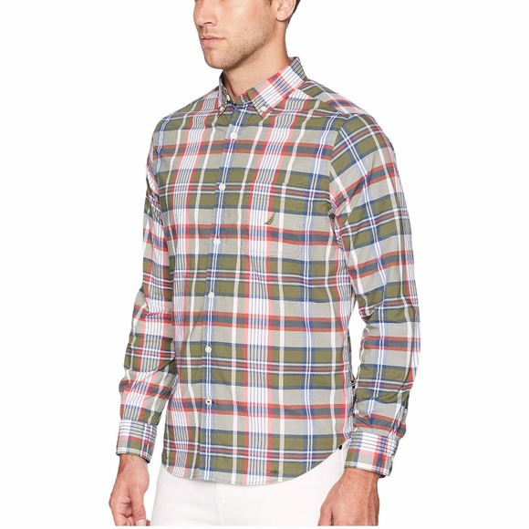 Nautica Classic Fit Long Sleeve Button Up - Picture 1 of 6